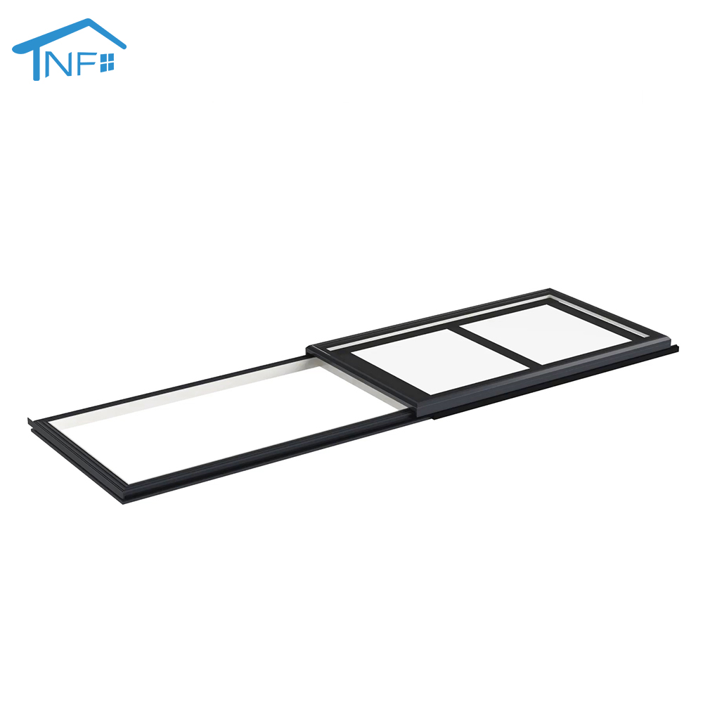 Aluminum alloy electric manual low e glass skylight roof window