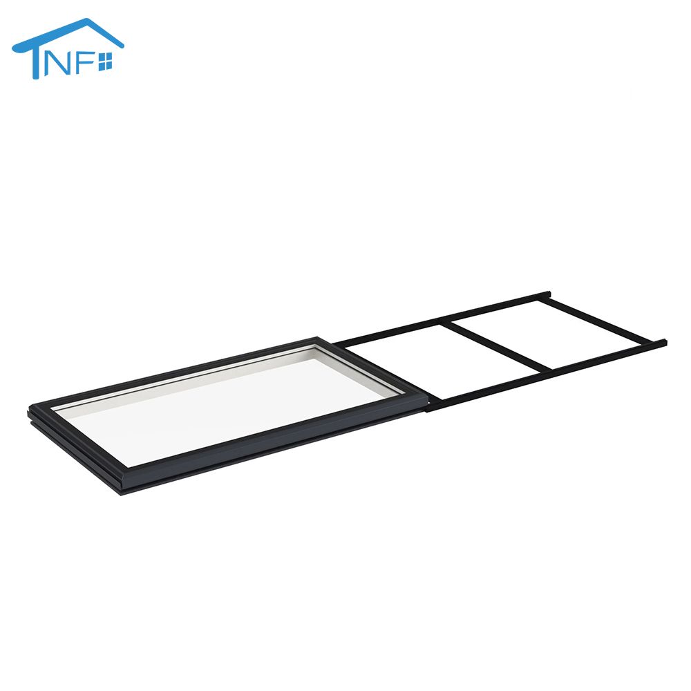 Aluminum alloy electric manual low e glass skylight roof window