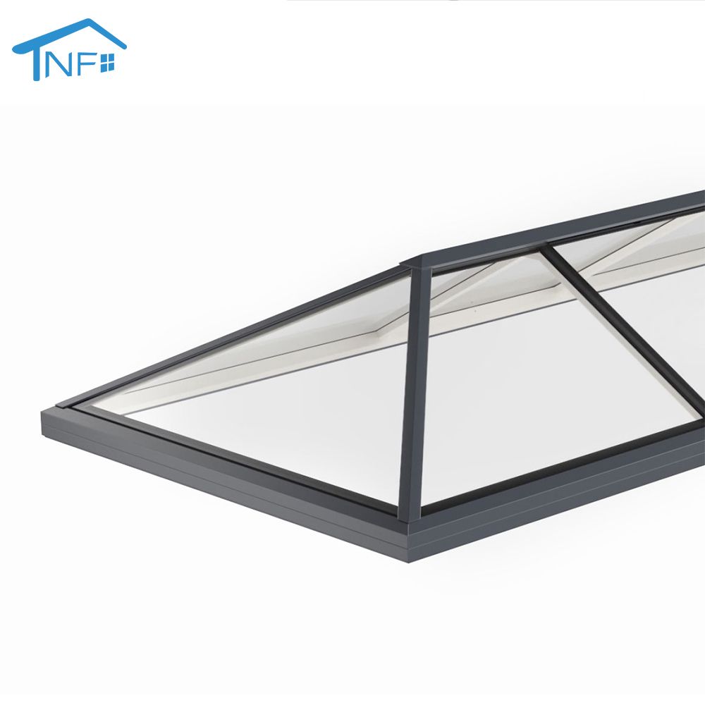Foshan factory glass roof aluminum skylight roof window
