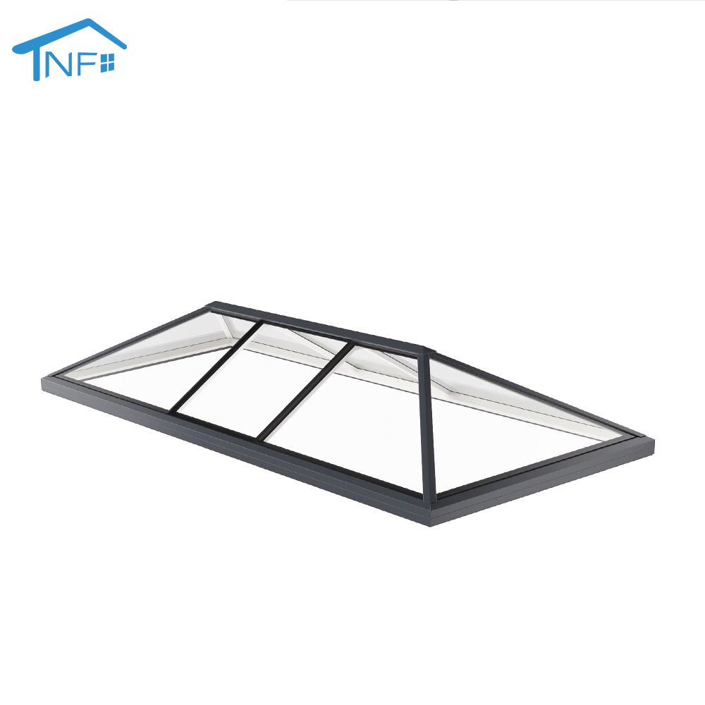 Foshan factory glass roof aluminum skylight roof window