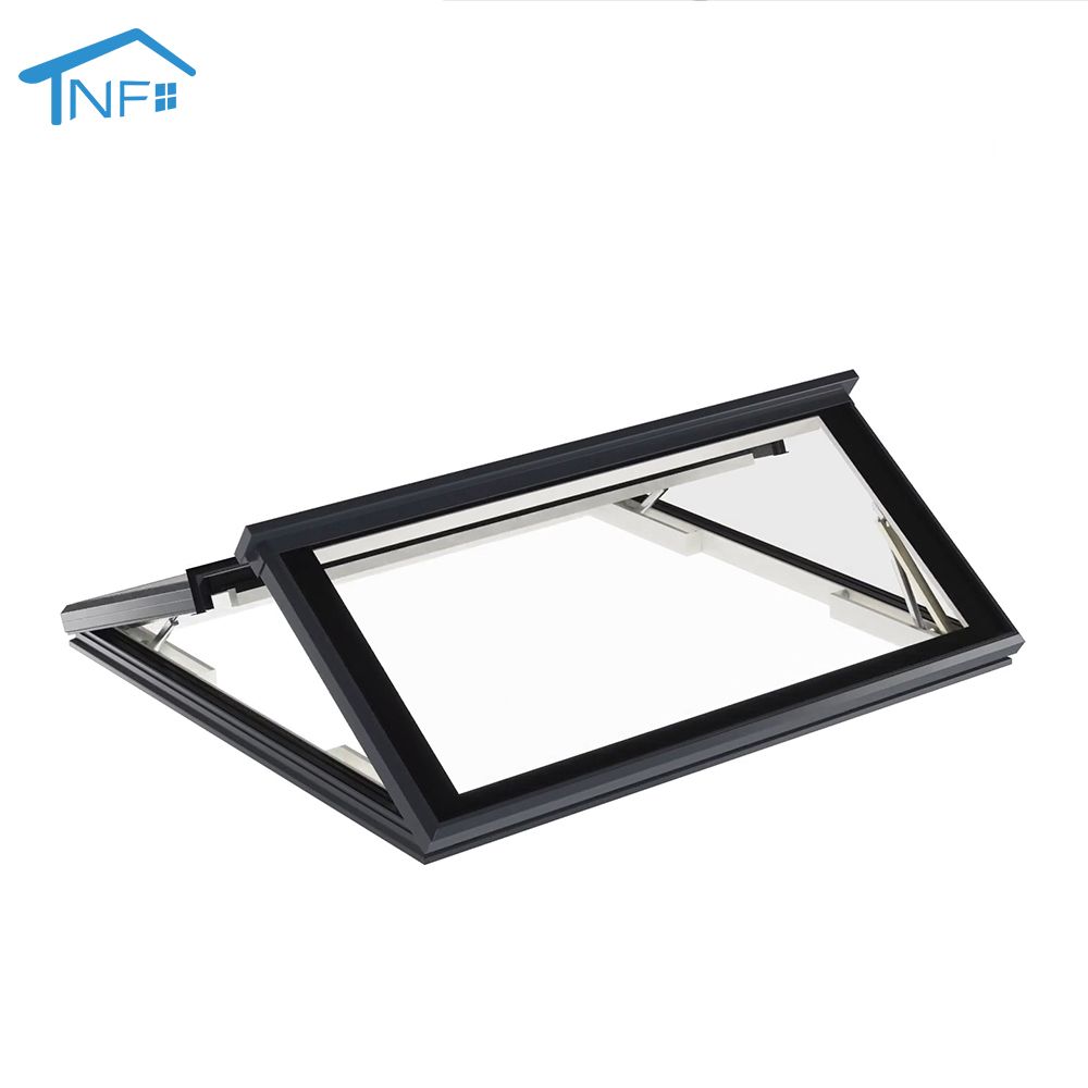 Customized new design electric aluminum auto skylight house opened roof window