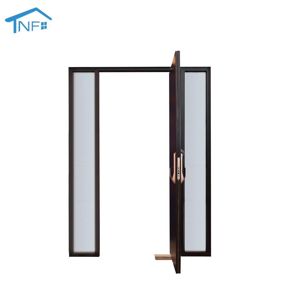 Factory price modern entry aluminum pivot door