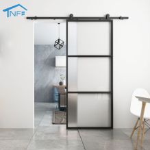European style aluminium office door sliding side mounted sliding glass kitchen door modern barn bedroom door design