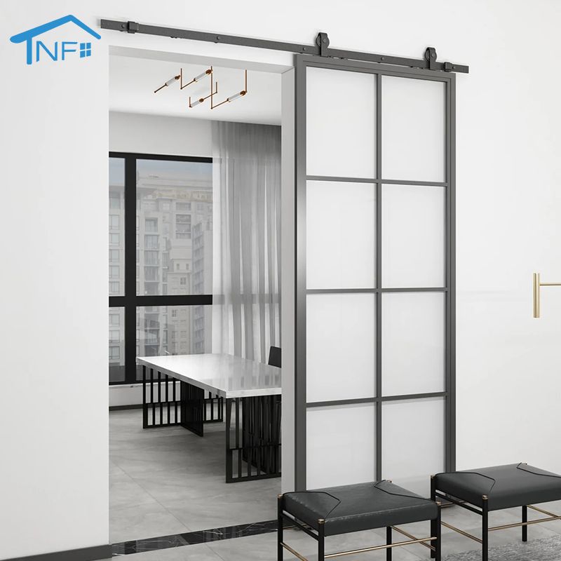 aluminum glass door