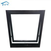 Aluminum chain winder awning window double glazed glass aluminum windows