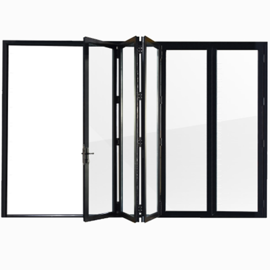 NF Luxury Customized Design Accordion Sliding Bi-Folding Aluminum Doors